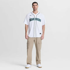 White Cal Raleigh Seattle Mariners Nike Home Replica Jersey