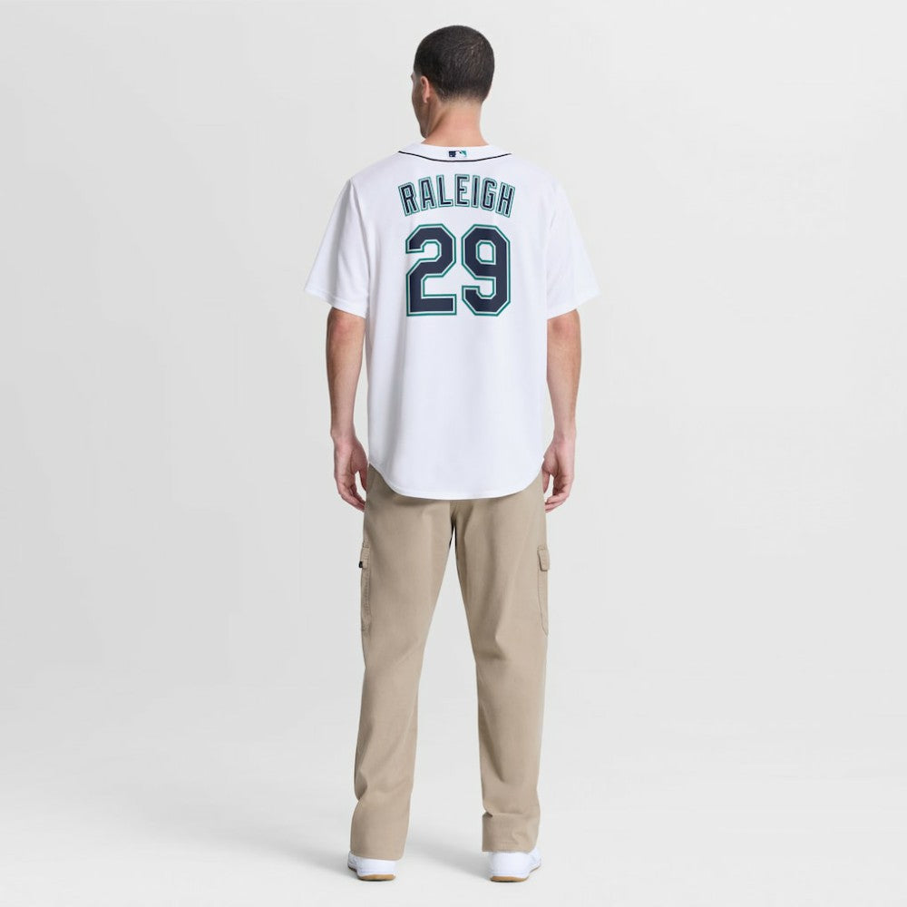 White Cal Raleigh Seattle Mariners Nike Home Replica Jersey