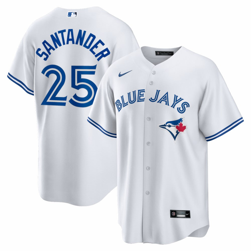 White Anthony Santander Toronto Blue Jays Nike Home Replica Jersey