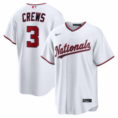 White Dylan Crews Washington Nationals Nike Home Replica Jersey
