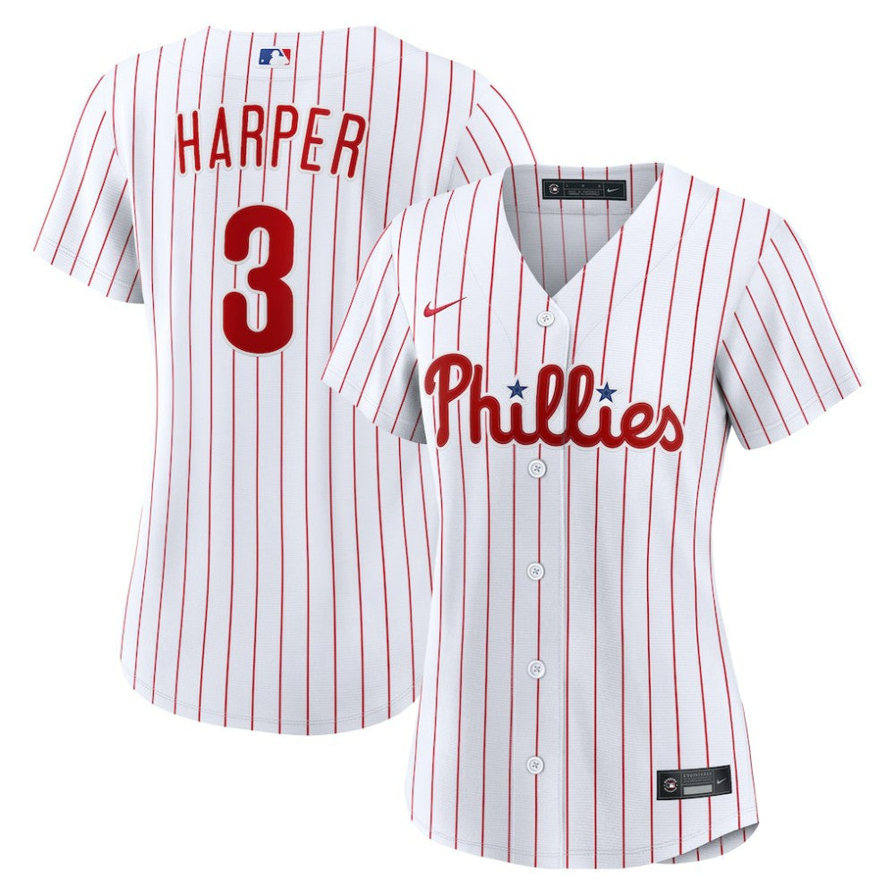 White Bryce Harper Philadelphia Phillies Nike Women's Home Replica Jersey