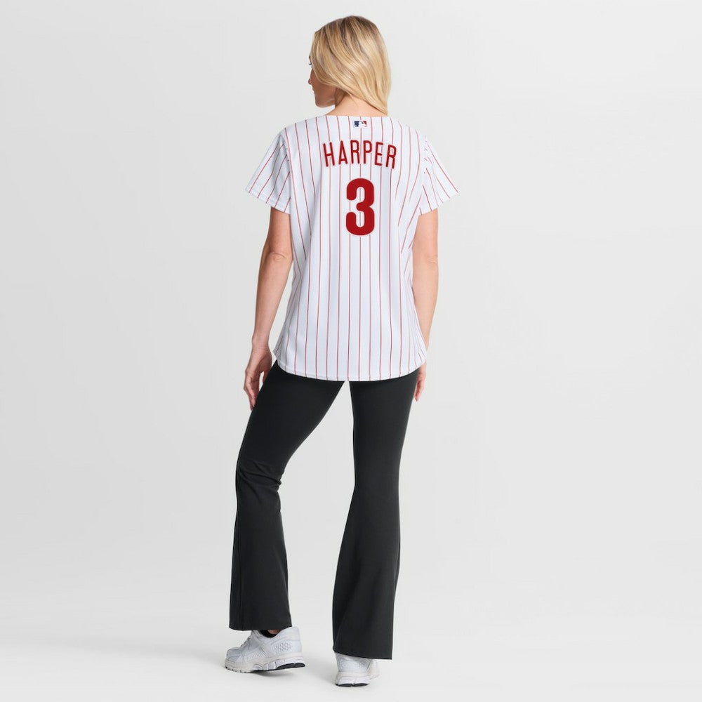 White Bryce Harper Philadelphia Phillies Nike Women's Home Replica Jersey