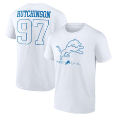 Aidan Hutchinson  Tonal Name & Number T-Shirt - Detroit Lions T-shirts