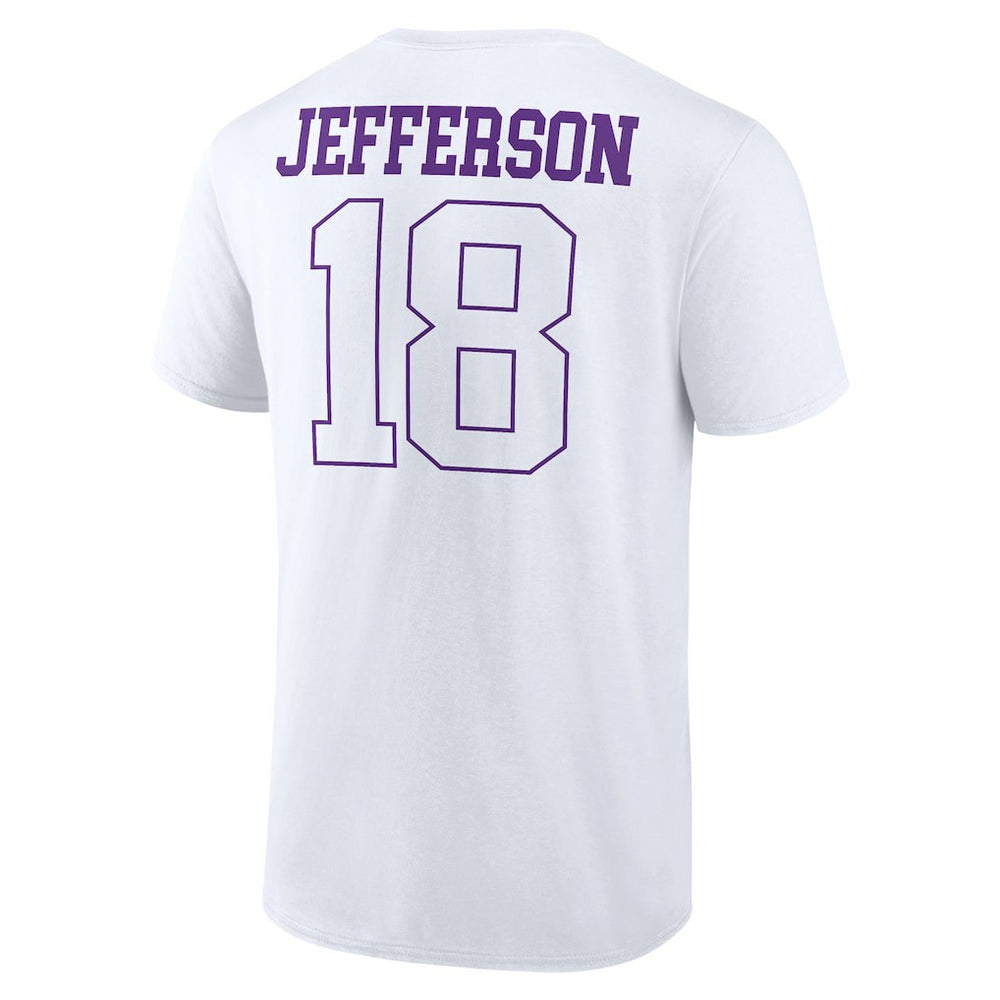 Justin Jefferson  Tonal Name & Number T-Shirt - Minnesota Vikings T-shirts