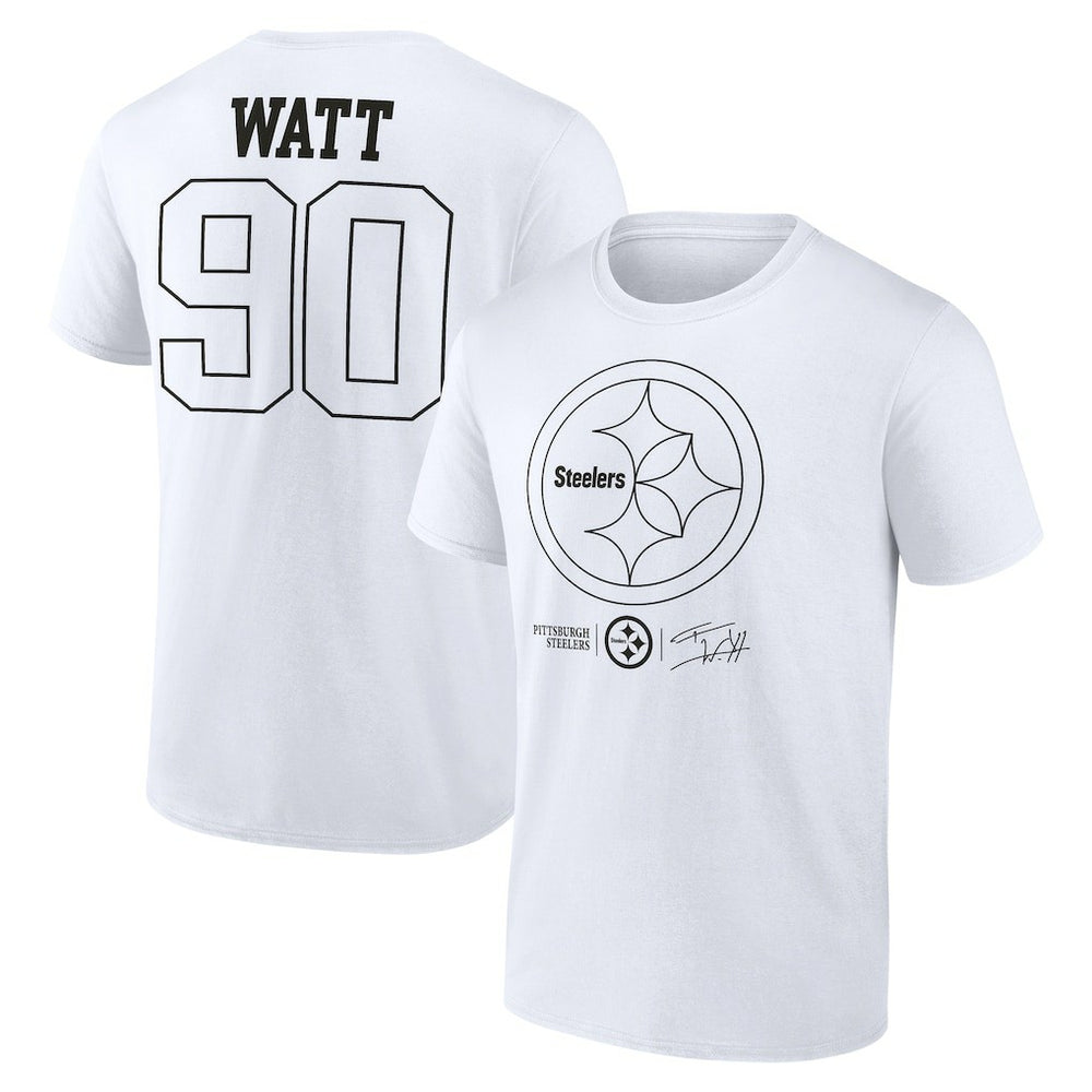 T.J. Watt  Tonal Name & Number T-Shirt - Pittsburgh Steelers T-shirts