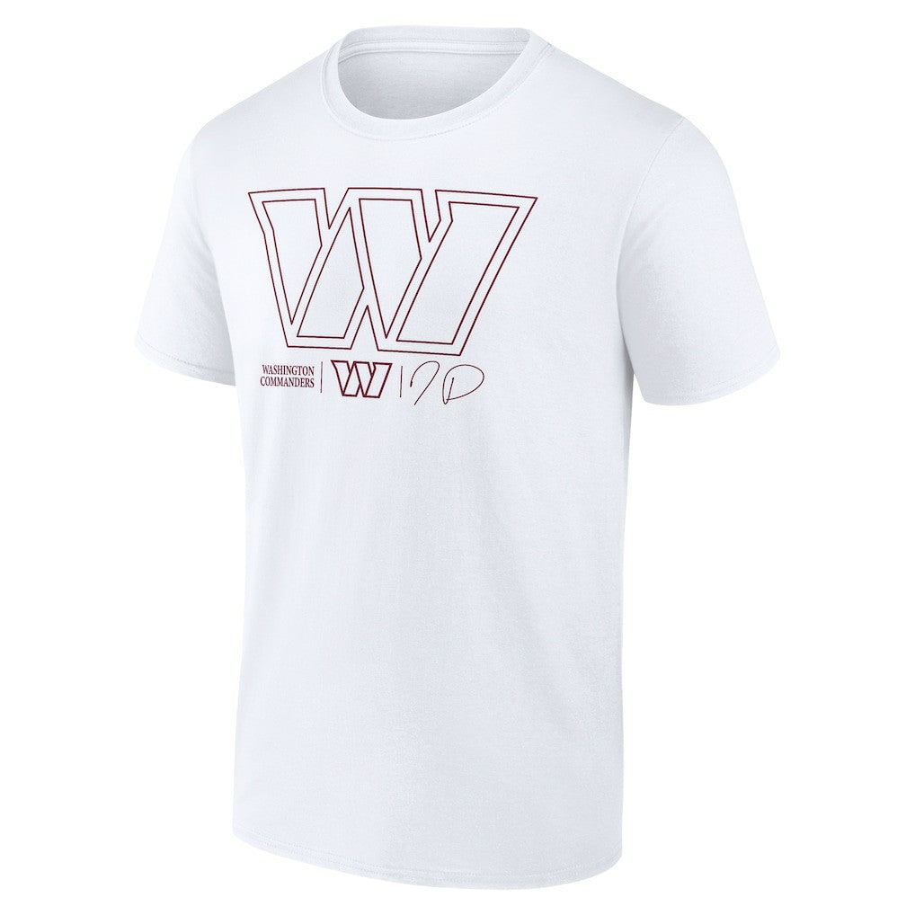 Jayden Daniels  Tonal Name & Number T-Shirt - Washington Commanders T-shirts