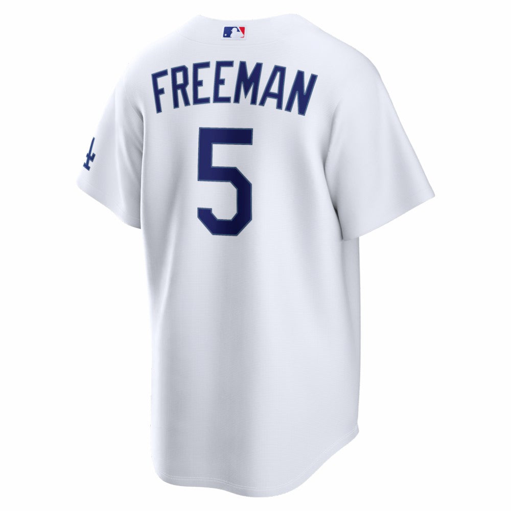 White Freddie Freeman Los Angeles Dodgers Nike  Home Stadium Jersey