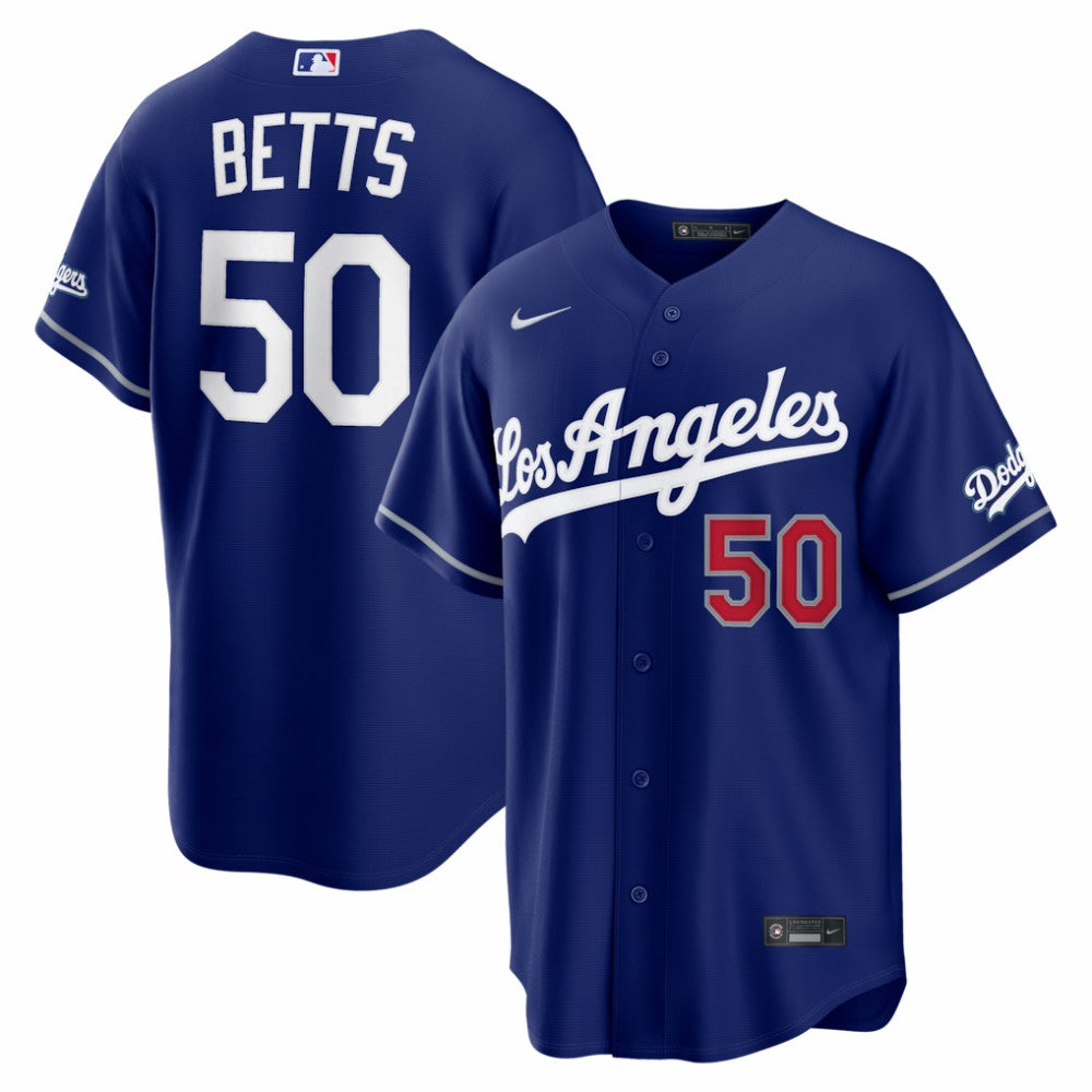 Royal Mookie Betts Los Angeles Dodgers Nike Alternate Stadium Jersey