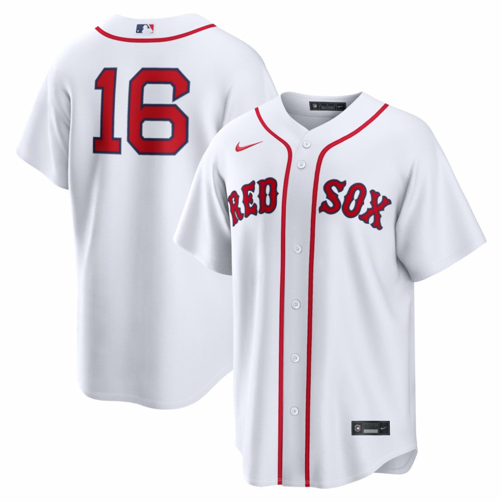 White Jarren Duran Boston Red Sox Nike Home Replica Jersey