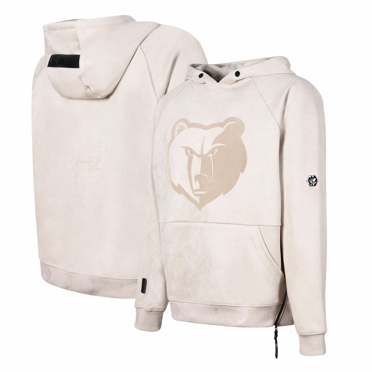 Memphis Grizzlies Protege Eco-Friendly Functional Suede Fashion Tonal Hoodie