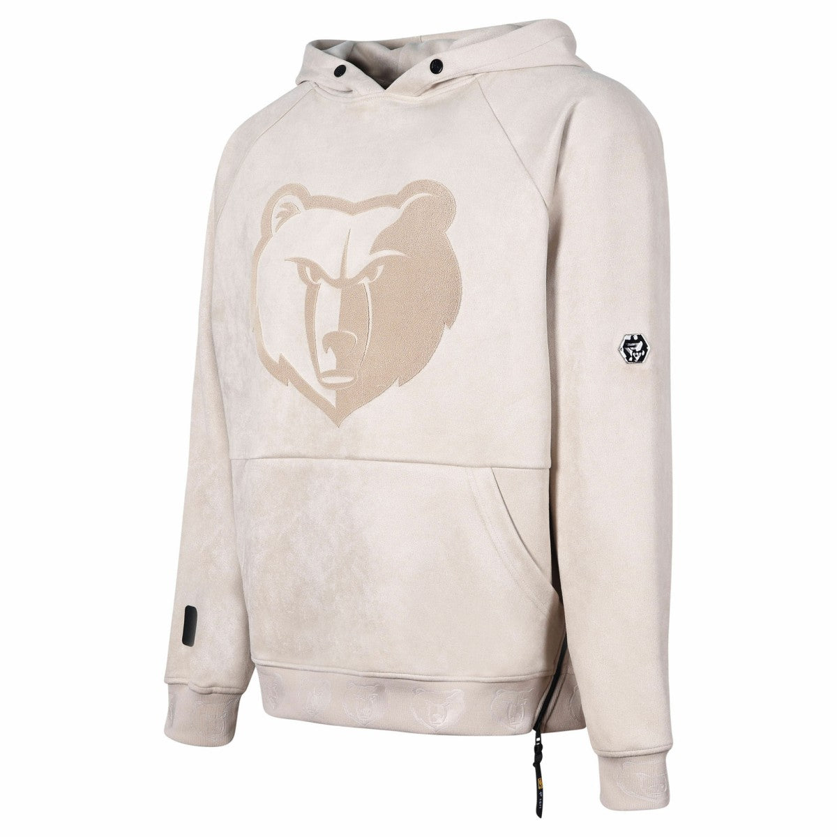Memphis Grizzlies Protege Eco-Friendly Functional Suede Fashion Tonal Hoodie