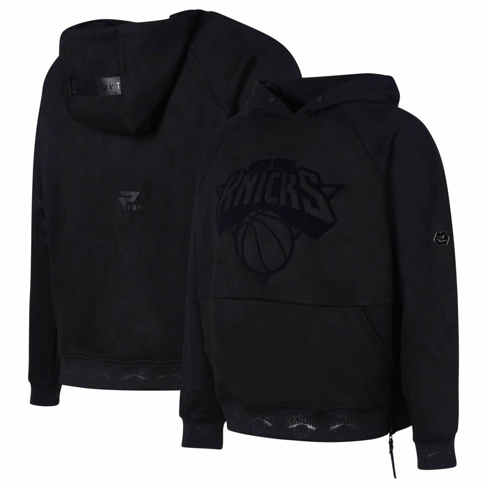 New York Knicks Protege Eco-Friendly Functional Suede Fashion Tonal Hoodie