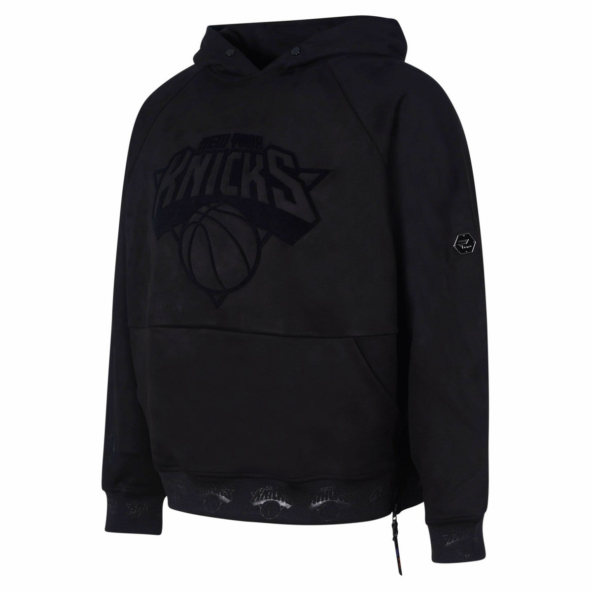 New York Knicks Protege Eco-Friendly Functional Suede Fashion Tonal Hoodie