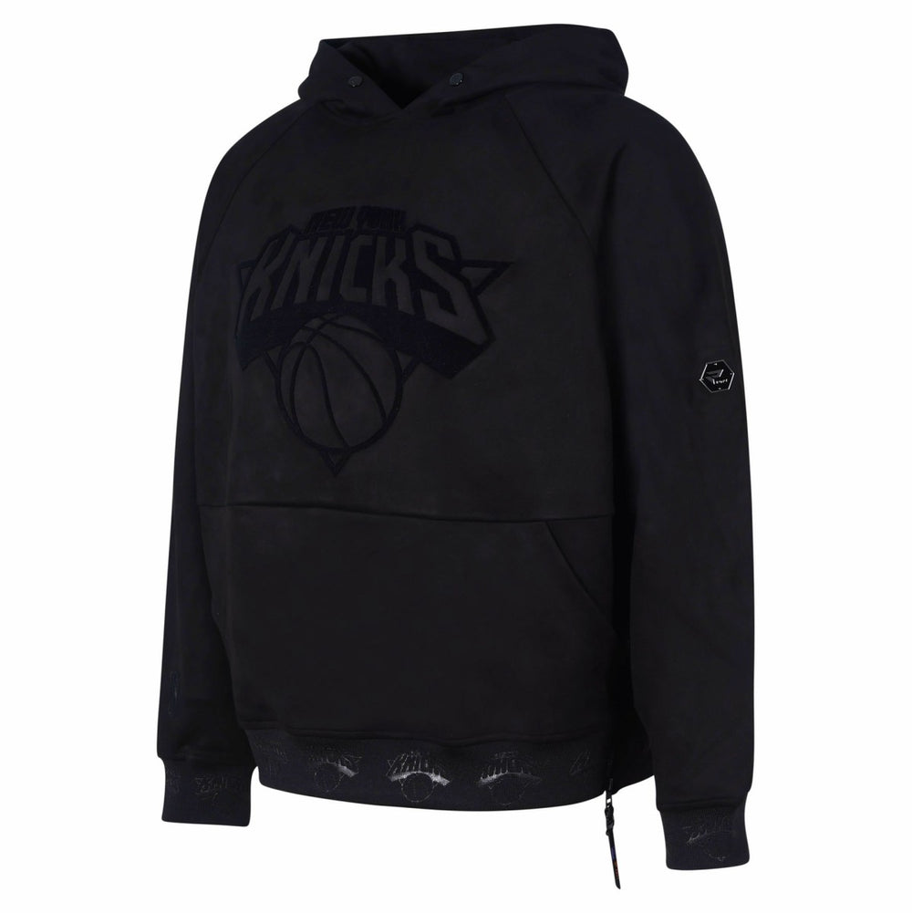 New York Knicks Protege Eco-Friendly Functional Suede Fashion Tonal Hoodie
