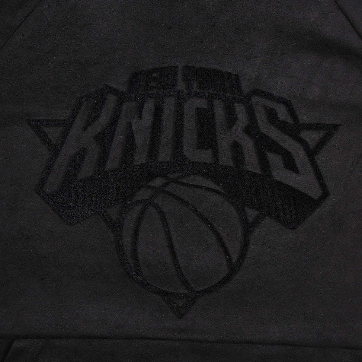 New York Knicks Protege Eco-Friendly Functional Suede Fashion Tonal Hoodie