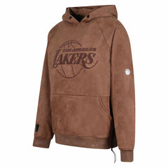 Los Angeles Lakers Protege Eco-Friendly Functional Suede Fashion Tonal Hoodie