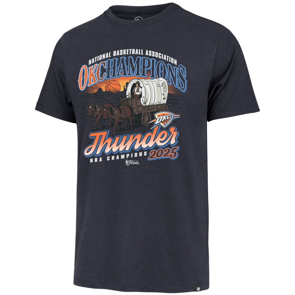 47 brand Oklahoma City Thunder '47 2025 NBA Finals Champions Hometown Local Franklin T-Shirt