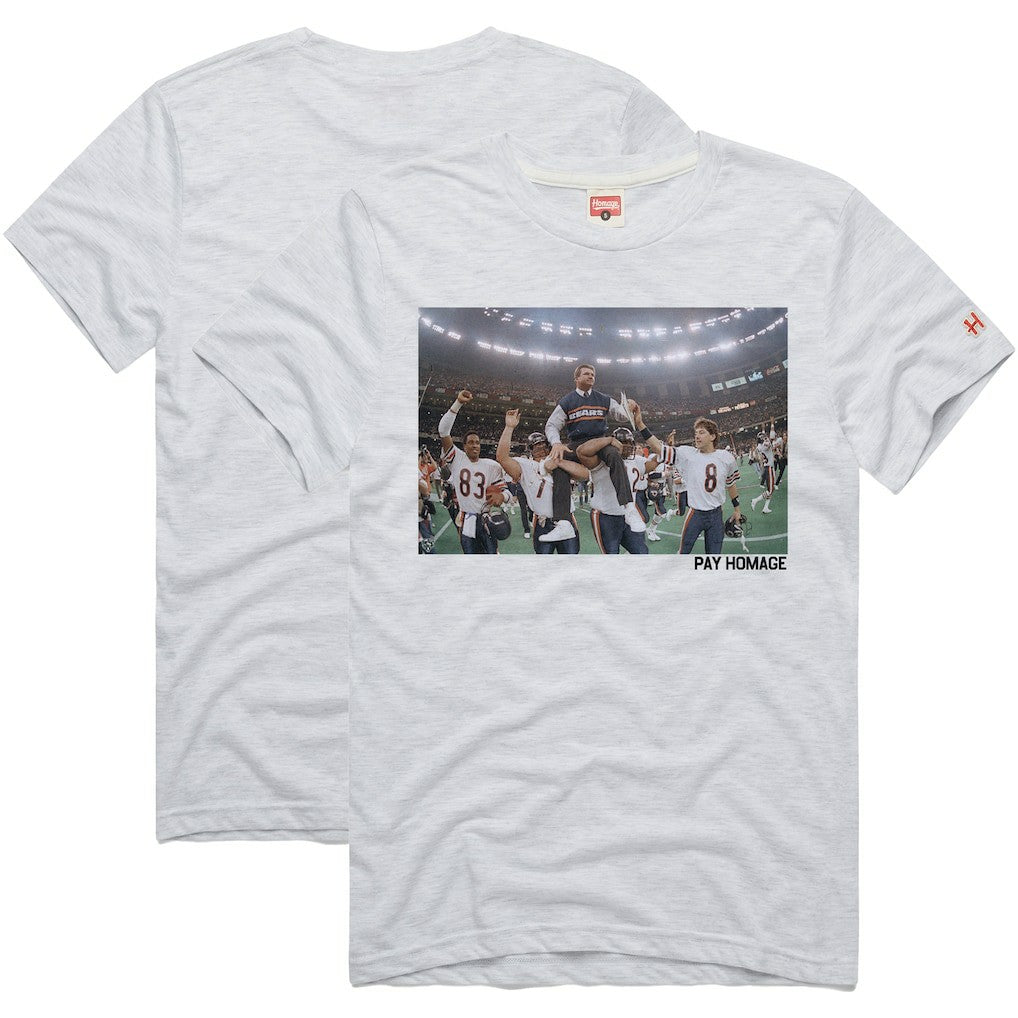 Mike Ditka  Homage Unisex Pay Homage Tri-Blend T-Shirt - Chicago Bears T-shirts