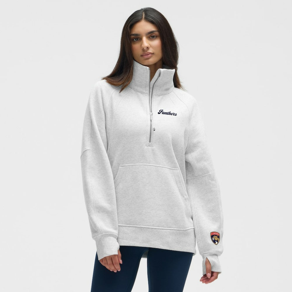 NHL Florida Panthers lululemon Women's Long Scuba Oversized Half-Zip Funnel Neck