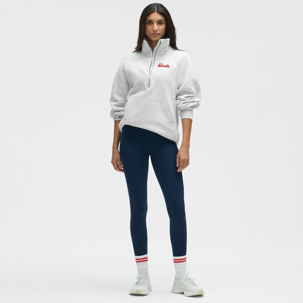 NHL New Jersey Devils lululemon Women's Long Scuba Oversized Half-Zip Funnel Neck