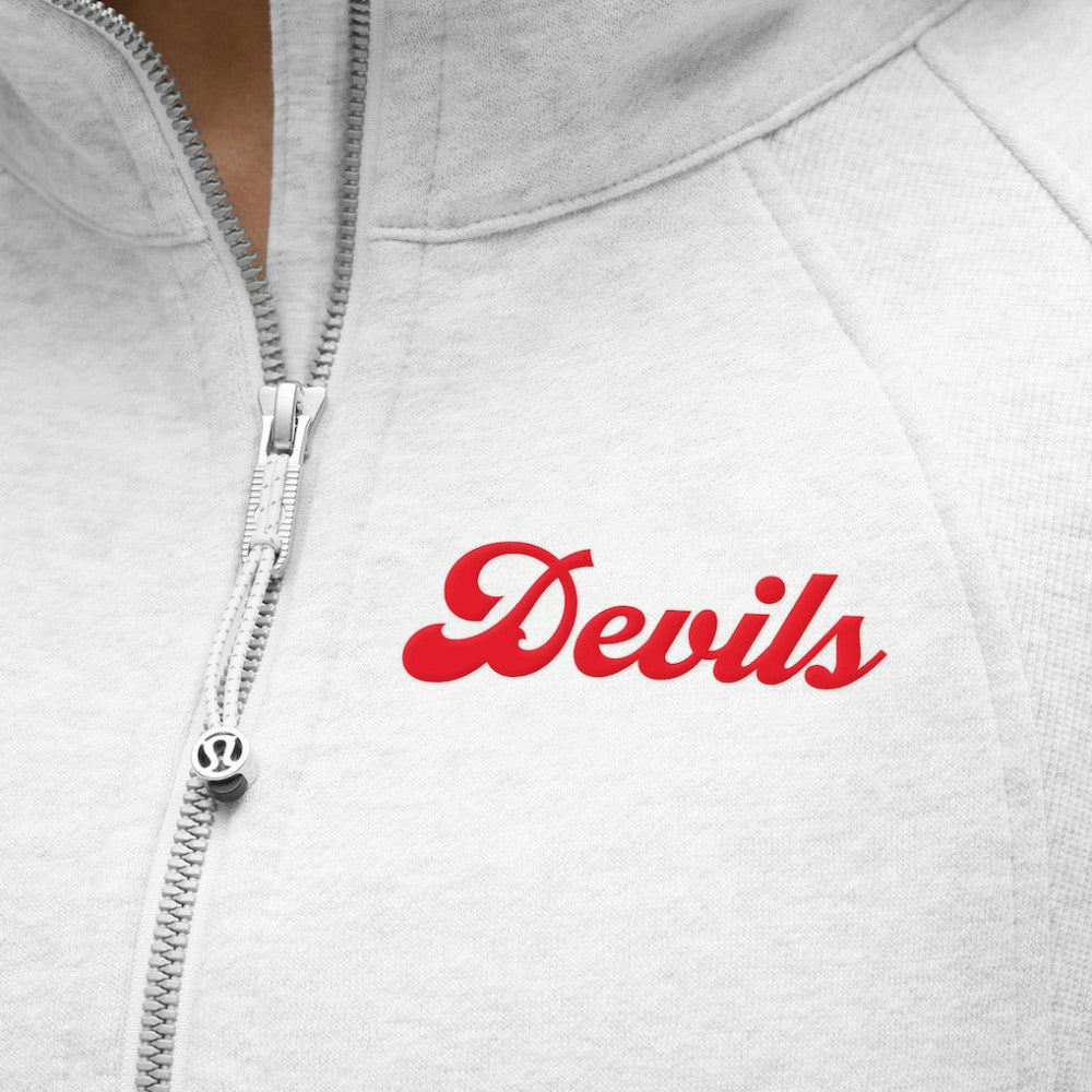 NHL New Jersey Devils lululemon Women's Long Scuba Oversized Half-Zip Funnel Neck