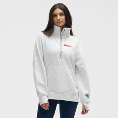 NHL New York Rangers lululemon Women's Long Scuba Oversized Half-Zip Funnel Neck