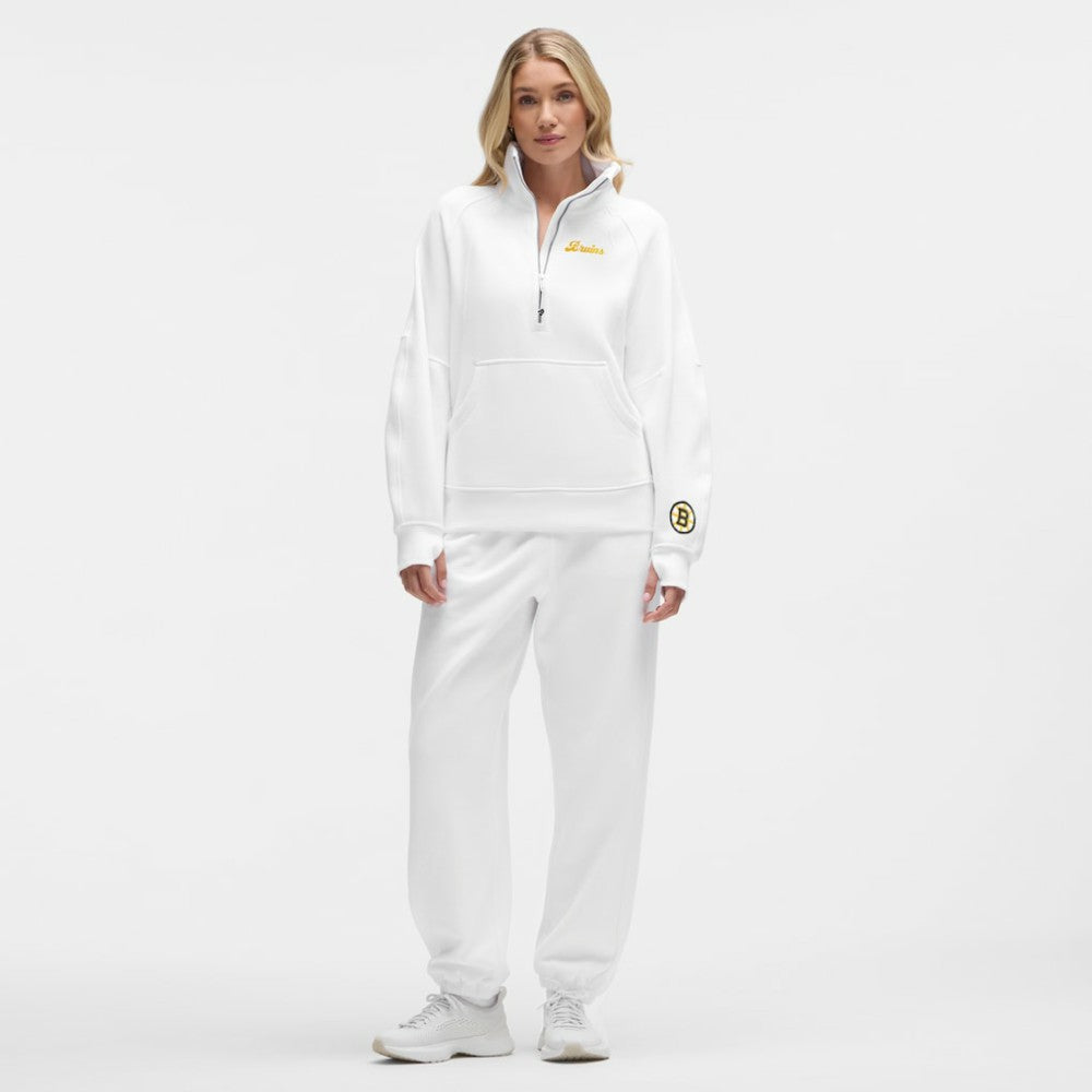 NHL Boston Bruins lululemon Women's Long Scuba Oversized Half-Zip Funnel Neck