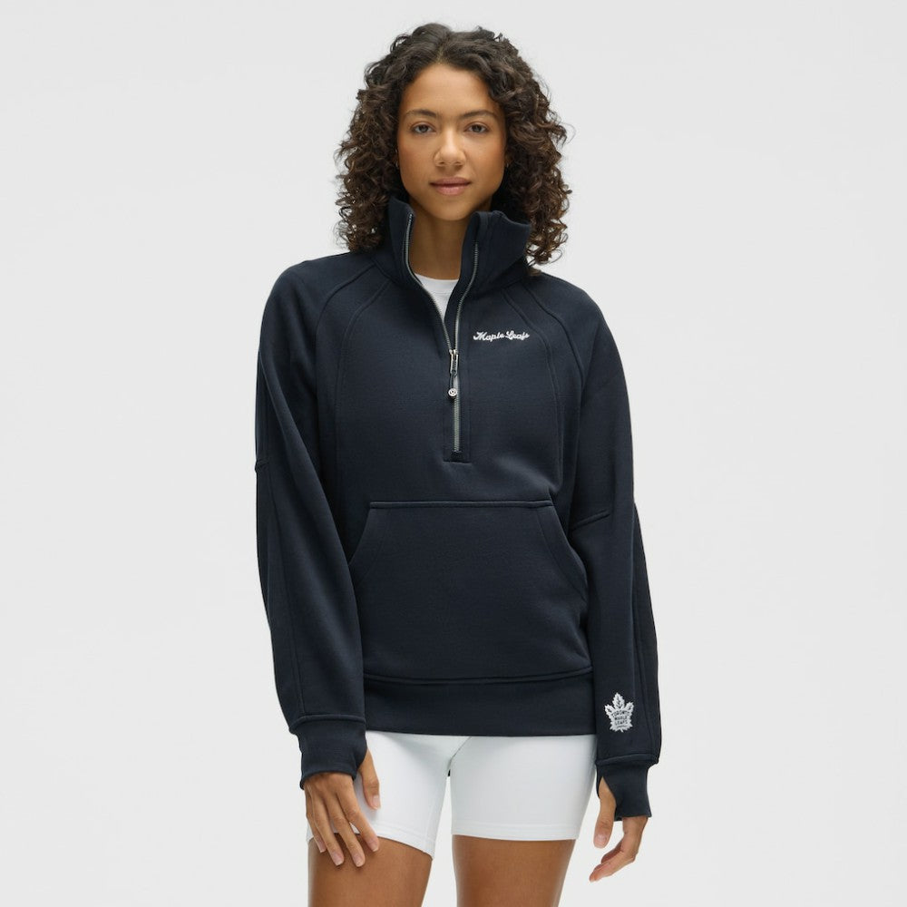 NHL Toronto Maple Leafs lululemon Women's Long Scuba Oversized Half-Zip Funnel Neck