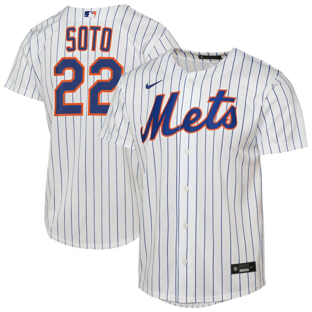 White Juan Soto New York Mets Nike Youth Home Replica Player Jersey
