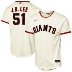 Cream Jung Hoo Lee San Francisco Giants Nike Youth Home Replica Player Jersey