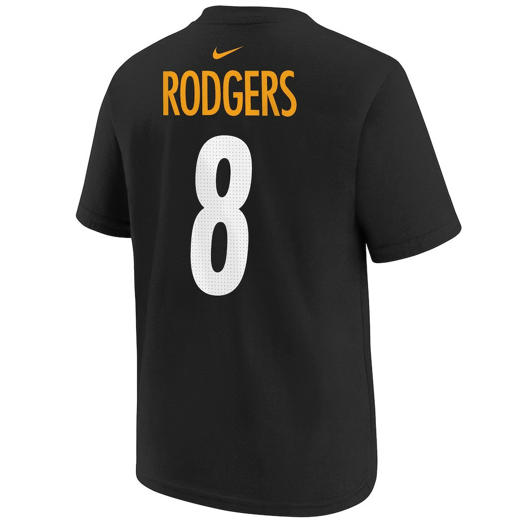 Aaron Rodgers  Youth Player Name & Number T-Shirt - Pittsburgh Steelers T-shirts