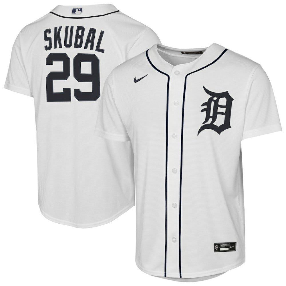 White Tarik Skubal Detroit Tigers Nike Youth Home Replica Player Jersey