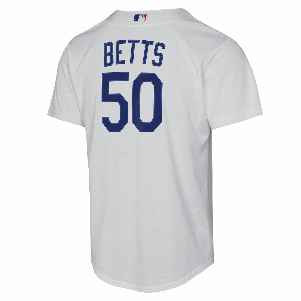 White Mookie Betts Los Angeles Dodgers Nike Youth Home Replica Player Jersey