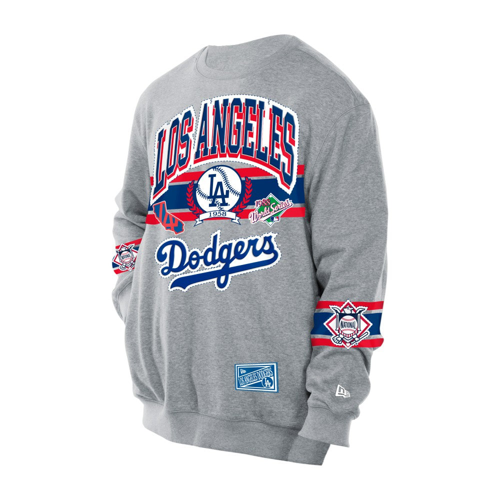 Gray Los Angeles Dodgers New Era Sport Classics Sweatshirt