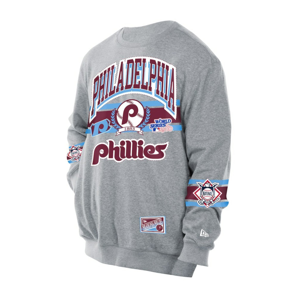 Gray Philadelphia Phillies New Era Sport Classics Sweatshirt