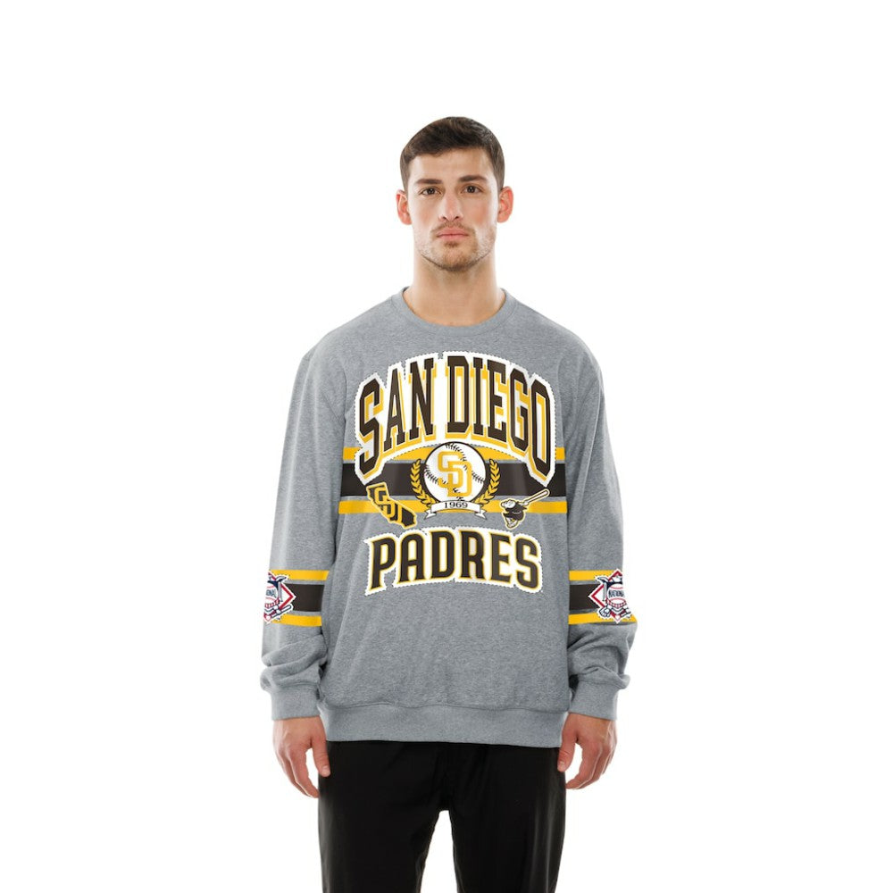 Gray San Diego Padres New Era Sport Classics Sweatshirt