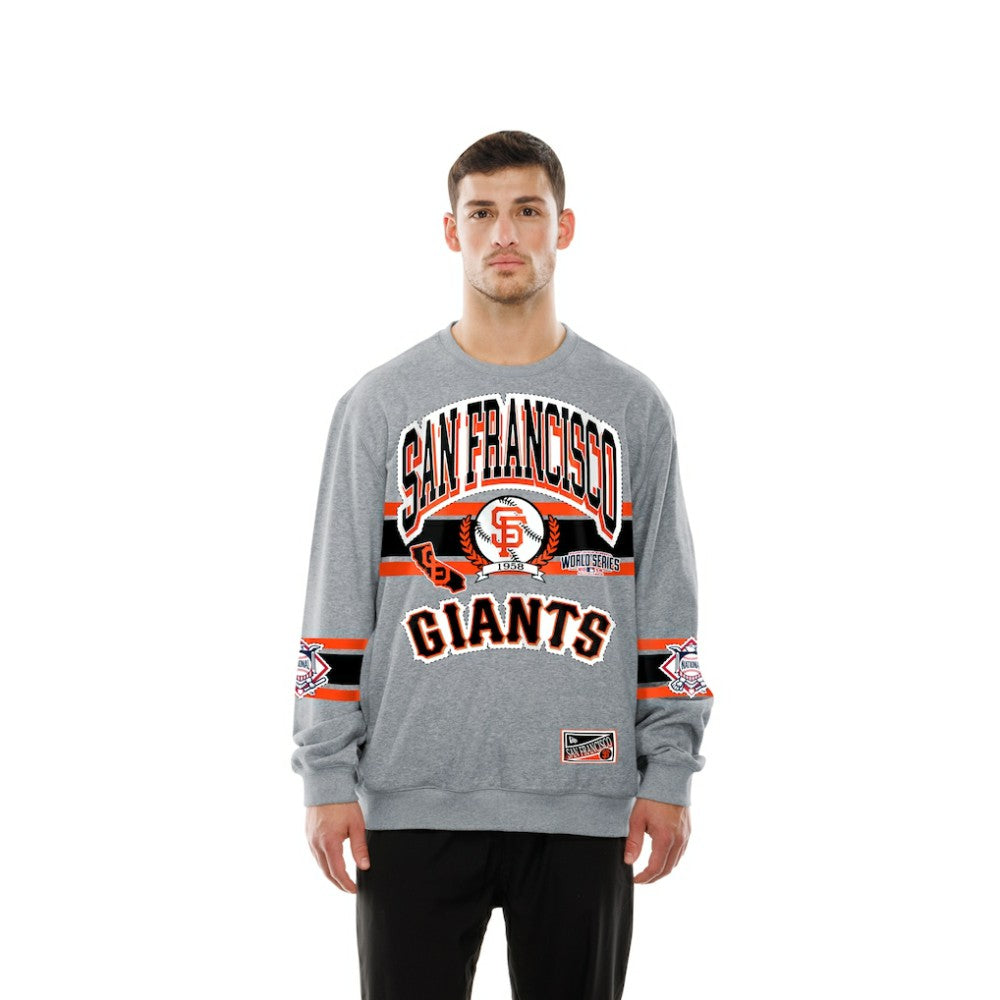 Gray San Francisco Giants New Era Sport Classics Sweatshirt