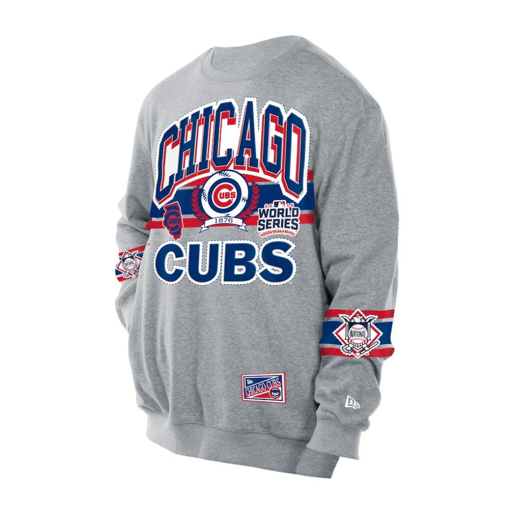 Gray Chicago Cubs New Era Sport Classics Sweatshirt