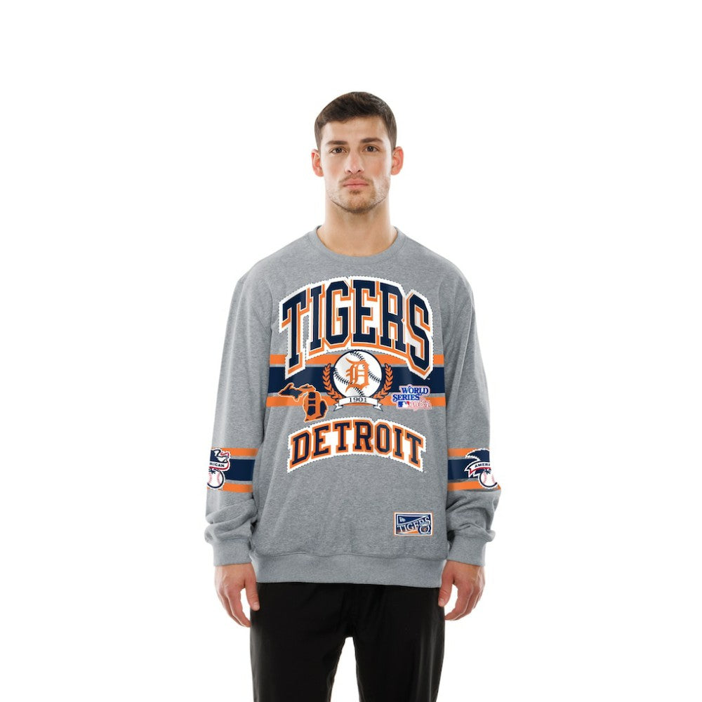 Gray Detroit Tigers New Era Sport Classics Sweatshirt