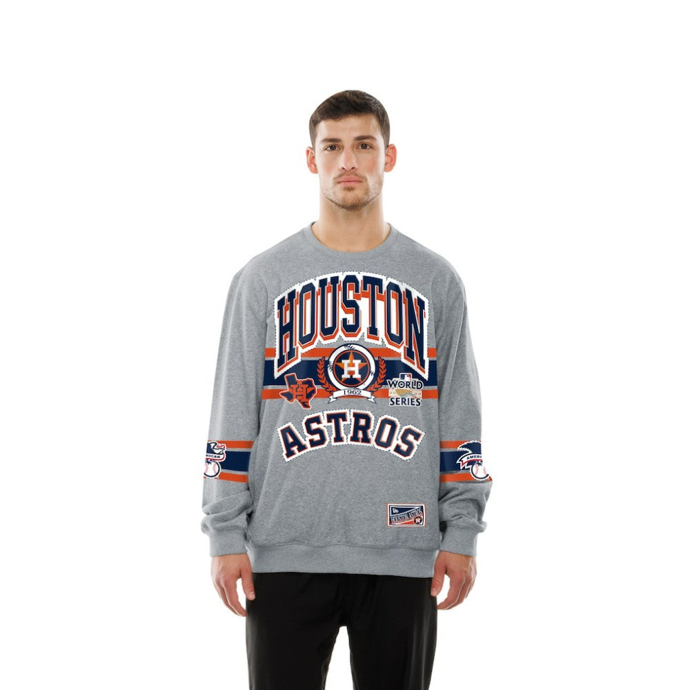 Gray Houston Astros New Era Sport Classics Sweatshirt