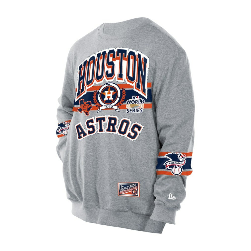 Gray Houston Astros New Era Sport Classics Sweatshirt