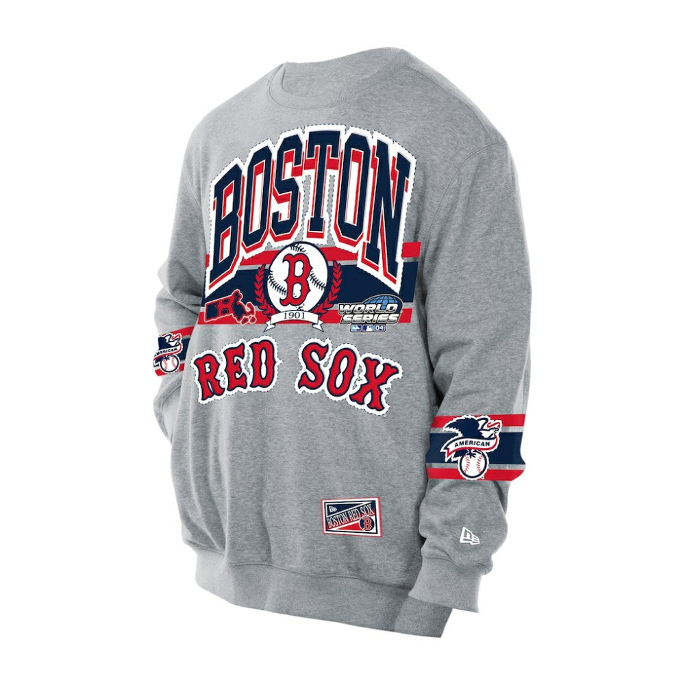 Gray Boston Red Sox New Era Sport Classics Sweatshirt