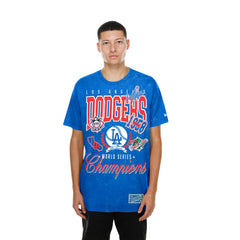 Royal Los Angeles Dodgers New Era Mineral Wash T-Shirt