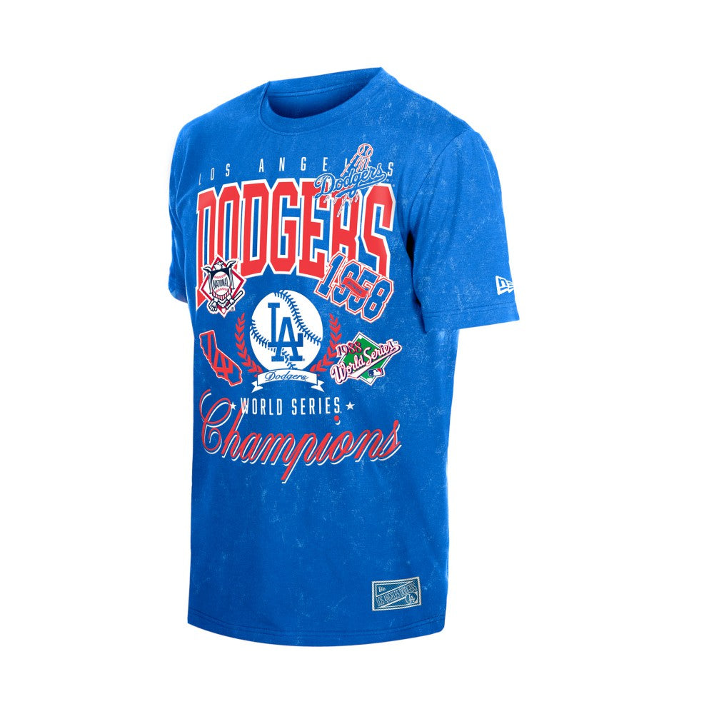 Royal Los Angeles Dodgers New Era Mineral Wash T-Shirt