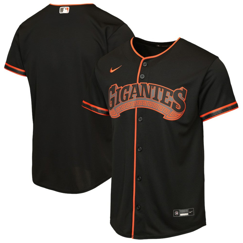 Black San Francisco Giants Nike Youth Alternate Replica Jersey