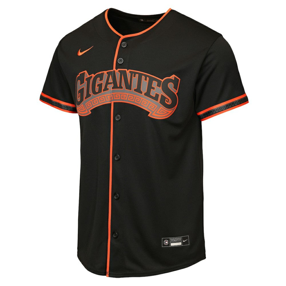 Black San Francisco Giants Nike Youth Alternate Replica Jersey