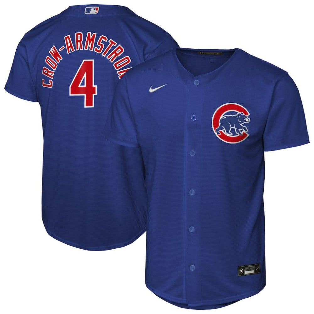 Rush Blue Pete Crow-Armstrong Chicago Cubs Nike Youth Alternate Replica Jersey