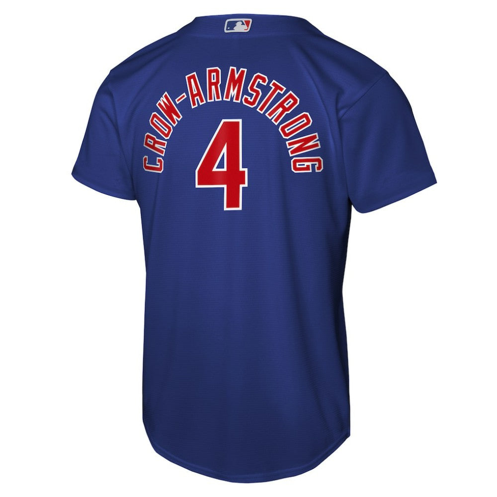 Rush Blue Pete Crow-Armstrong Chicago Cubs Nike Youth Alternate Replica Jersey