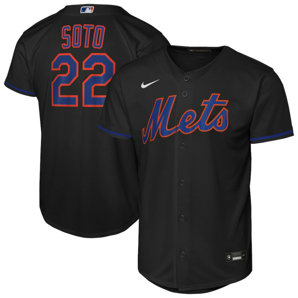 Black Juan Soto New York Mets Nike Youth Alternate Replica Jersey