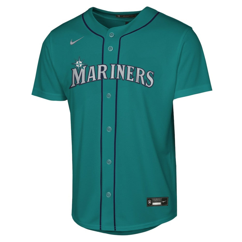 Teal Cal Raleigh Seattle Mariners Nike Youth Alternate Replica Jersey
